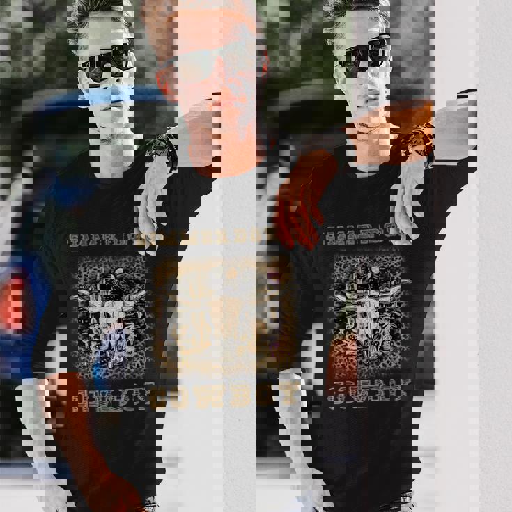 Simmer Down カウボーイウエスタンウェア 長袖Tシャツ 彼への贈り物