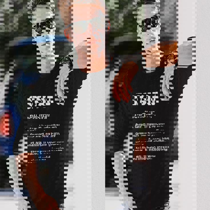 Storm ネームシャツ 長袖Tシャツ 彼への贈り物