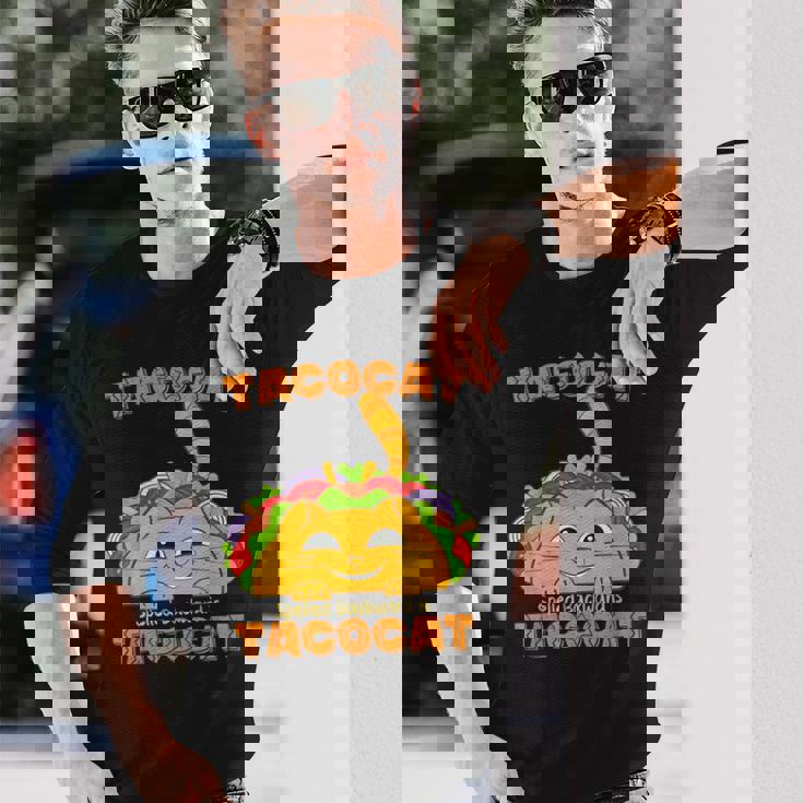 Tacocat シャツ キッズ シンコ・デ・マヨ メキシカン タコス キャット・タコス 長袖Tシャツ 彼への贈り物