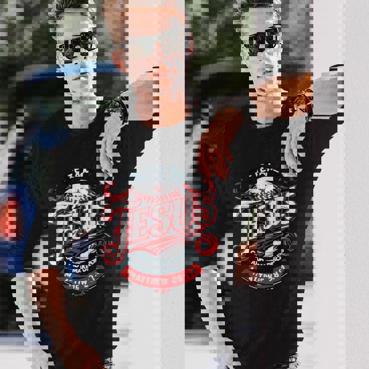 Team Jesus Go And Make Disciples 長袖Tシャツ 彼への贈り物