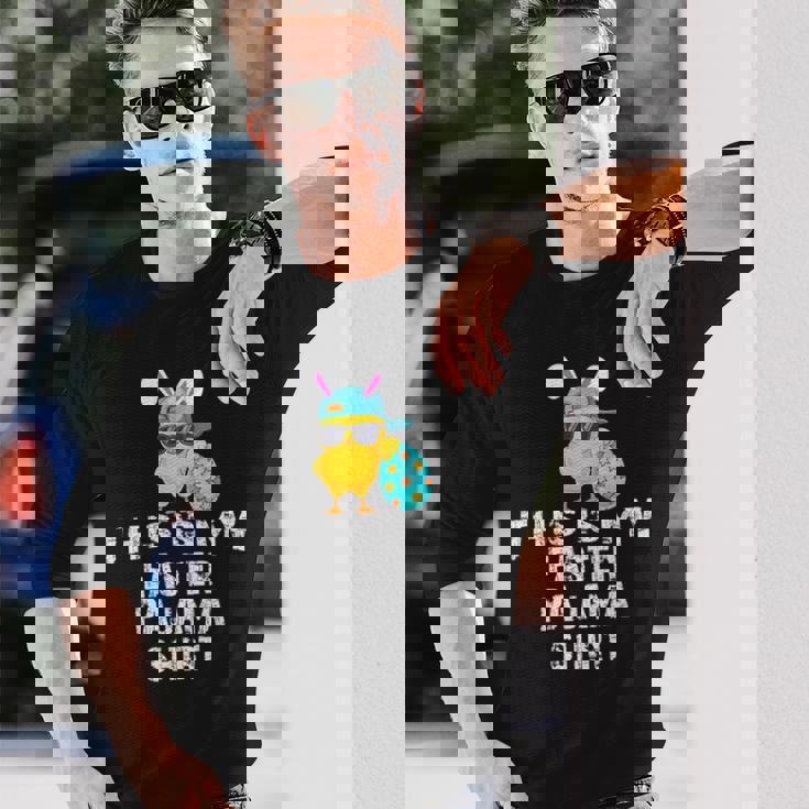 This Is My Easter パジャマシャツ 大人用 キッズ おもしろtシャツ 長袖Tシャツ 彼への贈り物