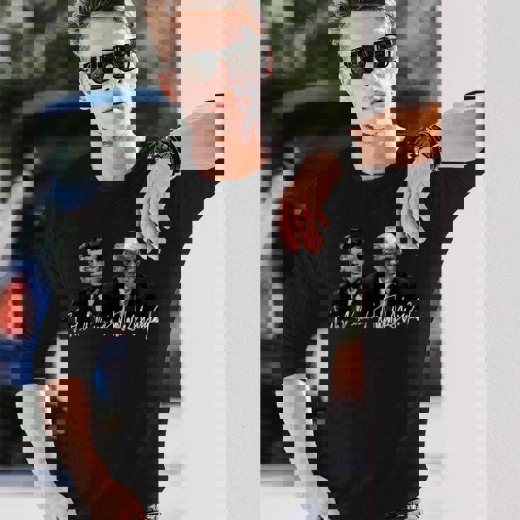 Trump Kennedy Donald Trump Us 歴代大統領 署名 長袖tシャツ 長袖Tシャツ 彼への贈り物