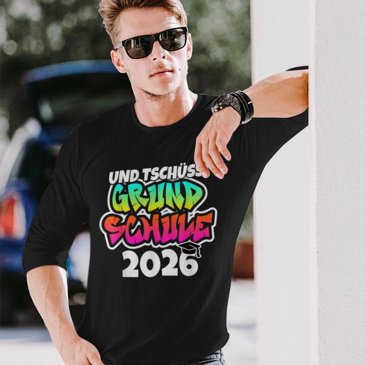 Und Tschüss Grundschule Geschafft Grundschule Abschluss 2026 Langarmshirts Geschenke für Ihn
