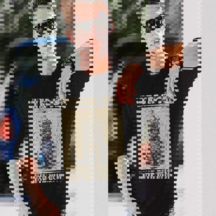 Vintage Cat 1995 30歳の誕生日 限定版 長袖Tシャツ 彼への贈り物