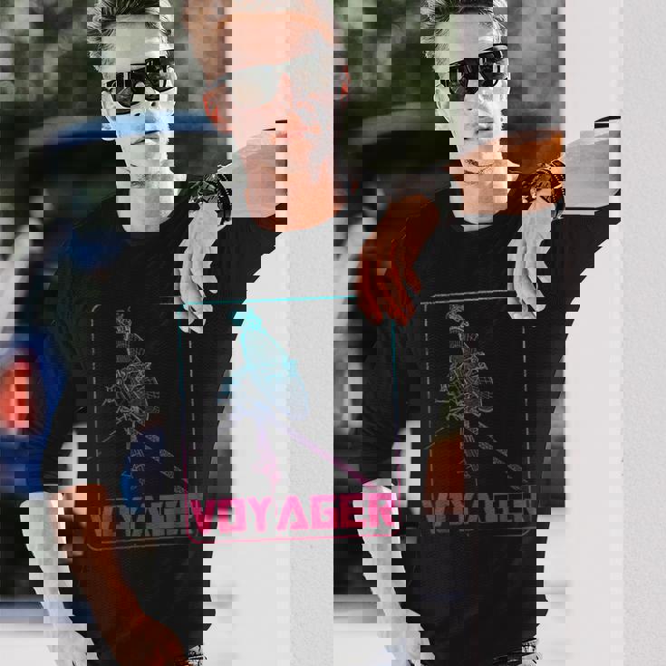 Voyager 宇宙探査機 宇宙船 太陽系 天文学 長袖Tシャツ 彼への贈り物