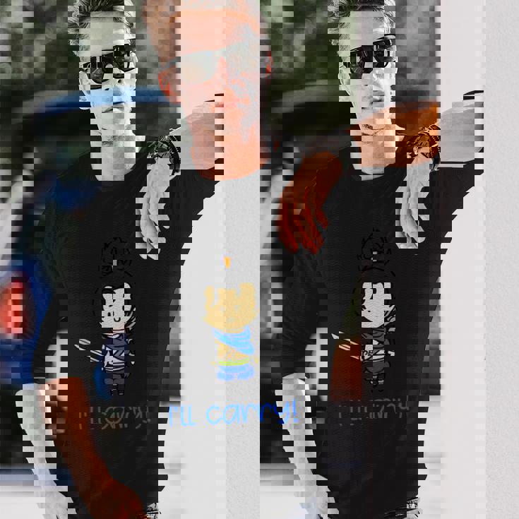 I Wear Chibi League Heroes ユースゲーム メンズ レディース 長袖Tシャツ 彼への贈り物