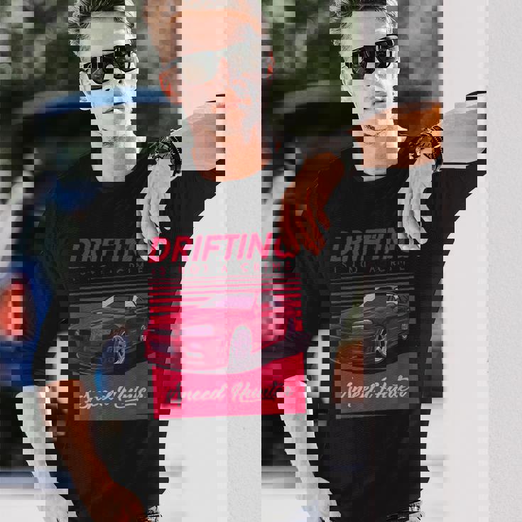 Wild Cars Driftingpeed Hunter グラフィックtシャツ&クールデザイン 長袖Tシャツ 彼への贈り物