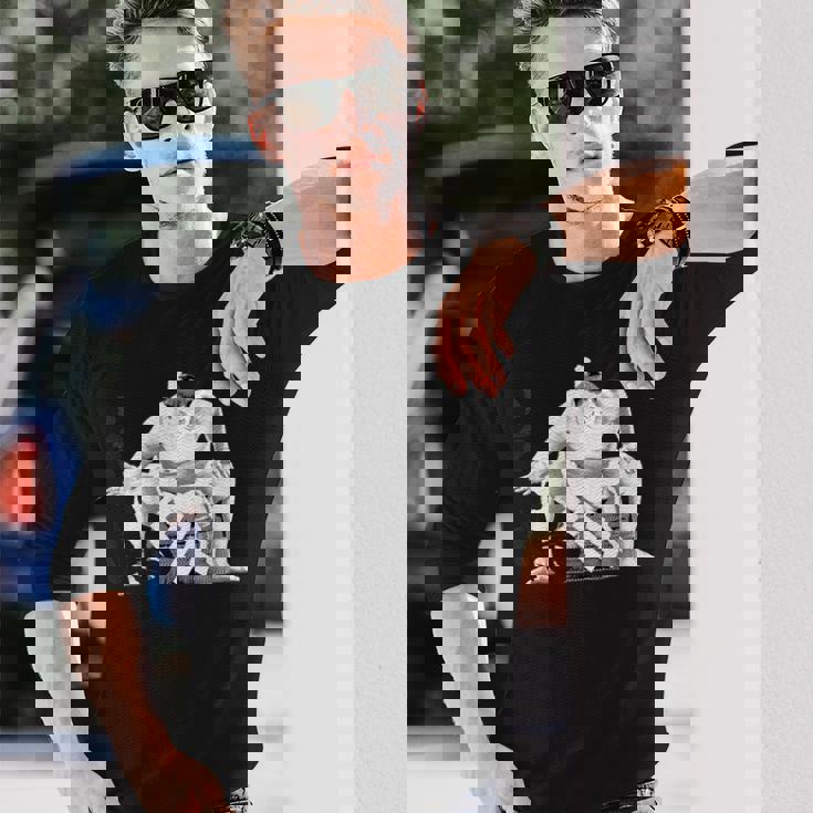 「The Goat」相撲レスリング 長袖Tシャツ 彼への贈り物