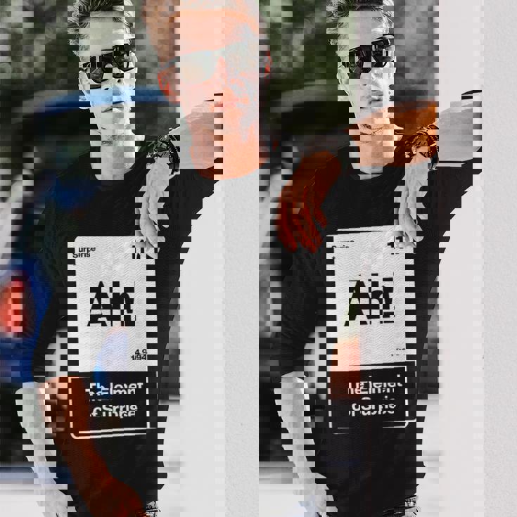 ああ驚きの要素 長袖Tシャツ 彼への贈り物