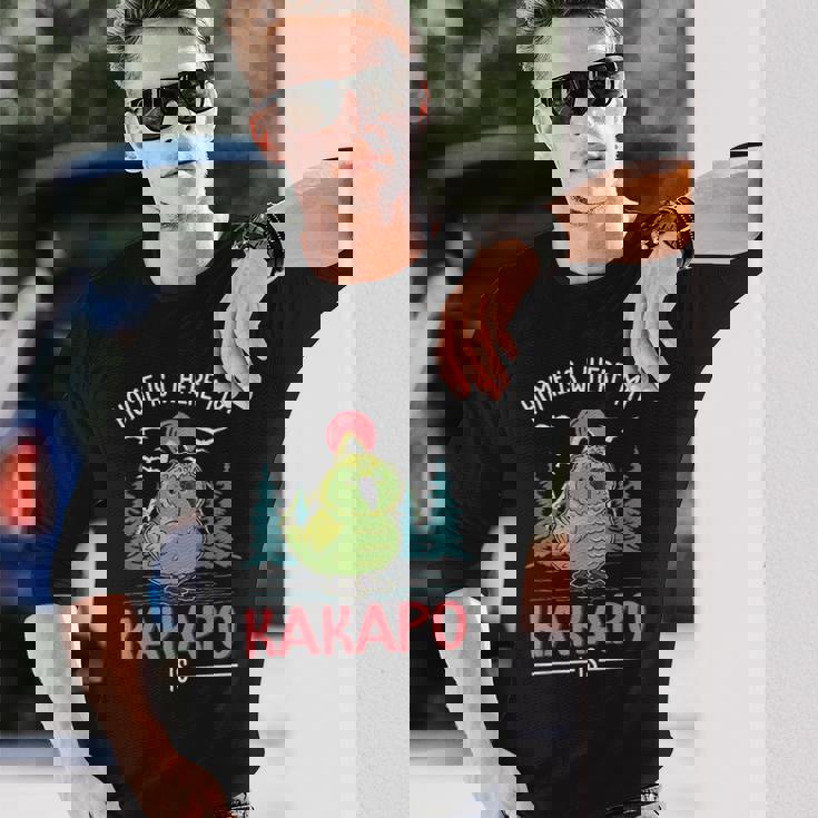 おうちは私のカカポがカカポ 長袖Tシャツ 彼への贈り物