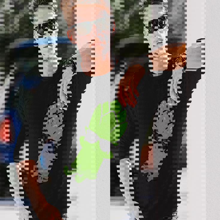 かわいいアスパラガス フルーツリラクシング レイジーアスパラガス 長袖Tシャツ 彼への贈り物