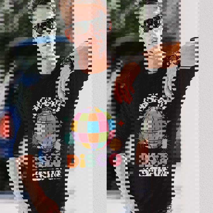 これは私のディスココスチュームrecto 1970年代のファンキーな面白いです 長袖Tシャツ 彼への贈り物