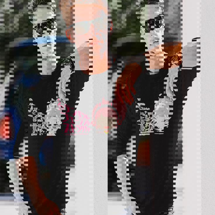 ひなビタ あのね！ めう06「テンポラル・フェージング・ストラクチャー」 長袖Tシャツ 彼への贈り物