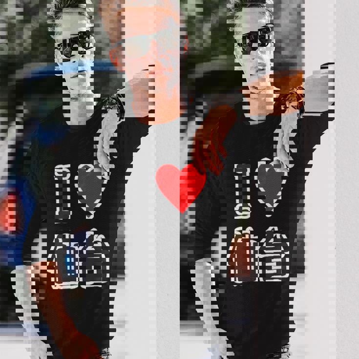 アイラブ・仙台《宮城》（I Love ハート）【47都道府県】Jimo-T ジモティ 地元愛 お土産 面白い 長袖Tシャツ 彼への贈り物