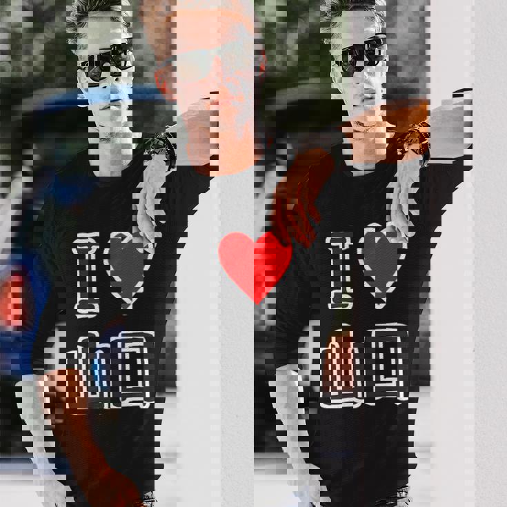 アイラブ・山口（I Love やまぐち）【47都道府県・市区町村】ジモt ジモティ 旅行 観光お土産 ご当地・面白 長袖Tシャツ 彼への贈り物