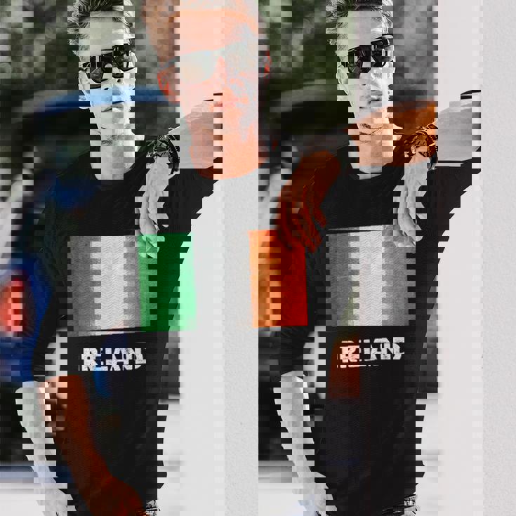 アイルランド国旗tシャツ 長袖Tシャツ 彼への贈り物