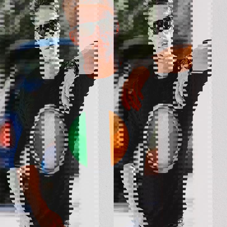 アイルランド語のためのアイルランドの旗 アイルランドの旗のデザイン アイルランドの旗 長袖Tシャツ 彼への贈り物