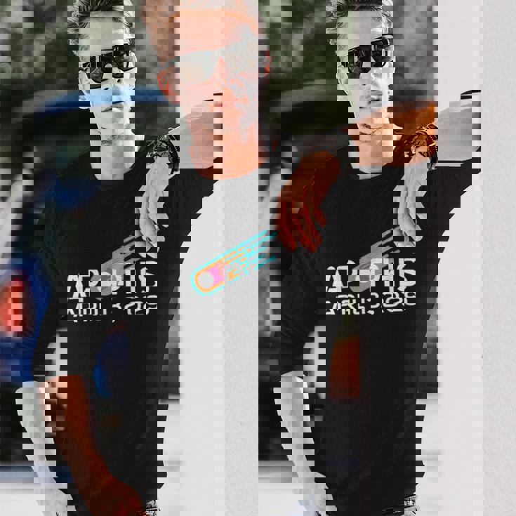 アポフィス 99942 小惑星彗星 2029年4月13日 長袖Tシャツ 彼への贈り物