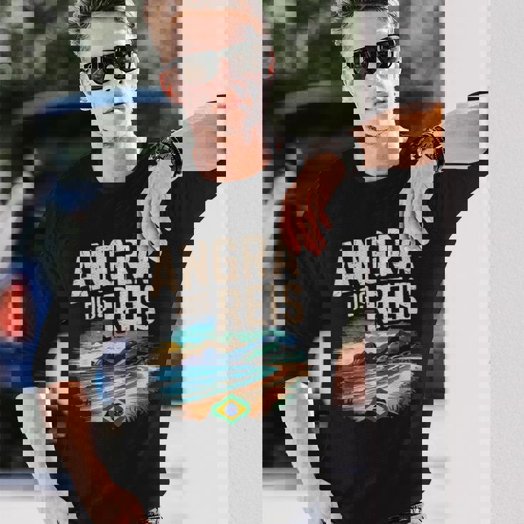 アングラ ドス レイス ブラジル シティ 旅行 旅 長袖Tシャツ 彼への贈り物