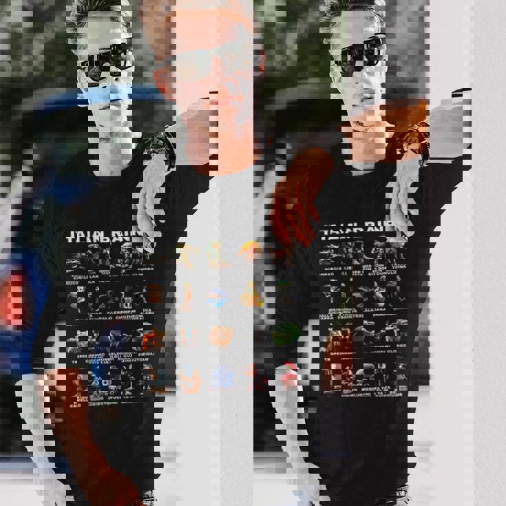 イタリアンブレインロット2面 長袖Tシャツ 彼への贈り物