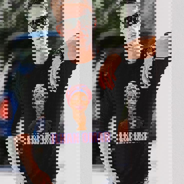 イルハン・オマール 長袖Tシャツ 彼への贈り物