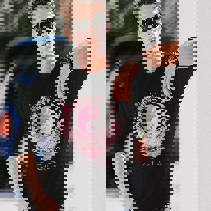 インストラクターと実践者のための太極拳tシャツ 長袖Tシャツ 彼への贈り物