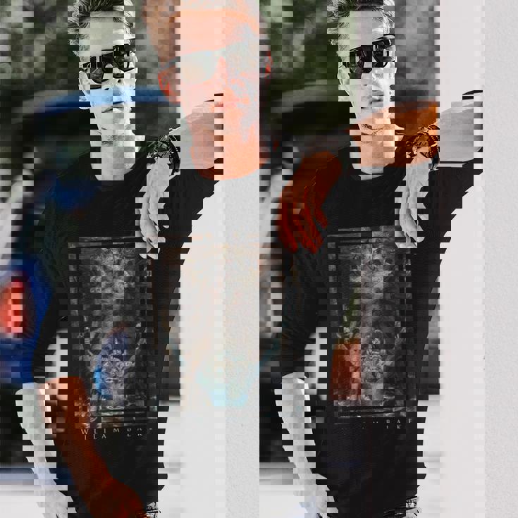 ウィリアム・ブレイク 赤い竜と海から来た獣 William Blake Red Dragon Beastea 長袖Tシャツ 彼への贈り物