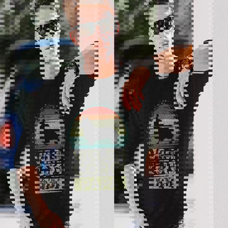 ウェルシュ・コーギー 父の日 長袖Tシャツ 彼への贈り物