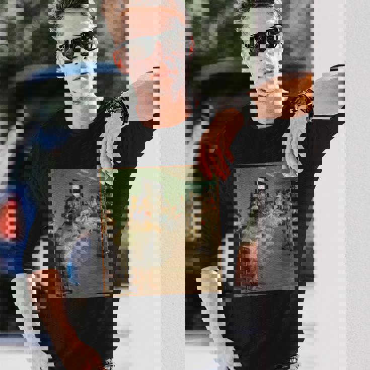 エドガー・ドガ ダンスクラス バレエ 印象派 アート 長袖Tシャツ 彼への贈り物