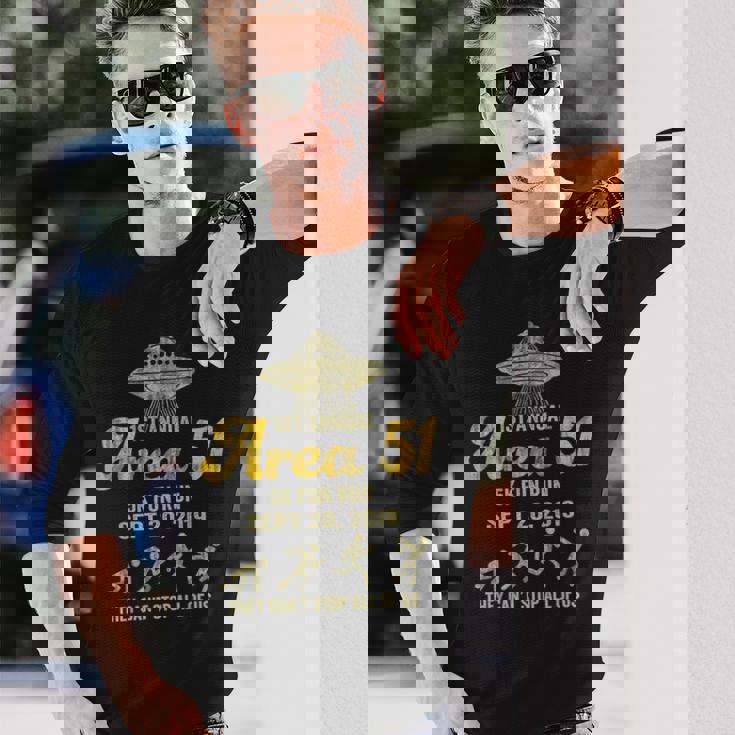 エリア51 エイリアン 長袖Tシャツ 彼への贈り物