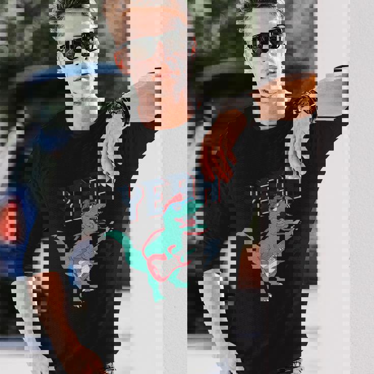 エレキギターtシャツ 長袖Tシャツ 彼への贈り物