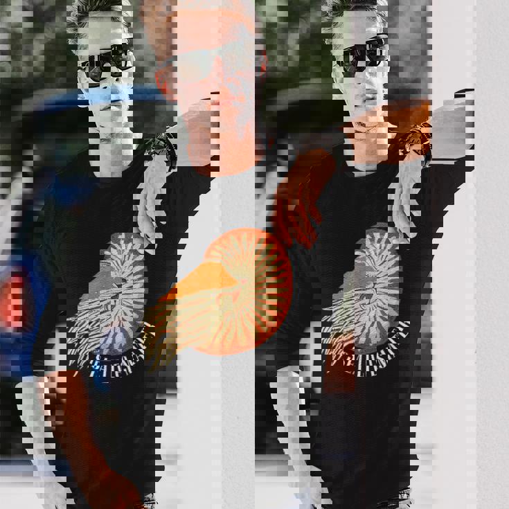 オウムガイ 海の生き物 太古の時代 海を救う 長袖Tシャツ 彼への贈り物