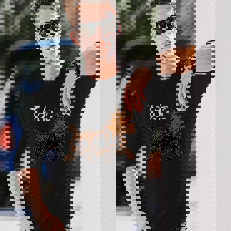 オズの魔法使いドッグシャツ アート-ドロシーの犬 Tototrutting 長袖Tシャツ 彼への贈り物