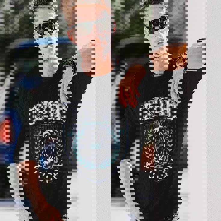 オックスフォード大学ラグビーアカデミック大学スポーツpafi860。 長袖Tシャツ 彼への贈り物