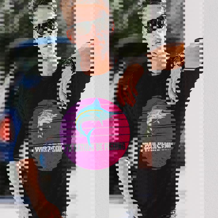 カジキ 水面から カジキバショウ バショウカジキ 深海釣り 長袖Tシャツ 彼への贈り物