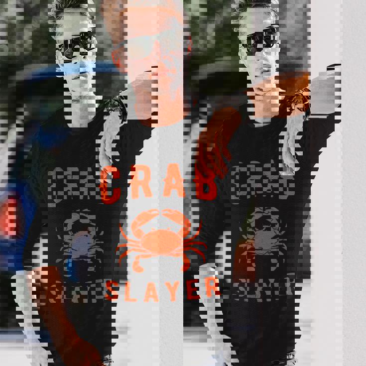 カニのスレイヤー 長袖Tシャツ 彼への贈り物