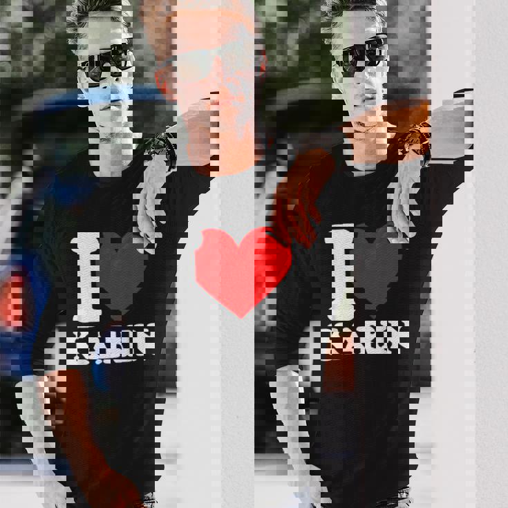 カリンちゃん大好き 長袖Tシャツ 彼への贈り物