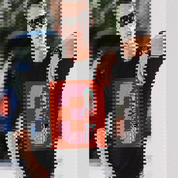 ガッチャマン ユニフォームデザインa-3 長袖Tシャツ 彼への贈り物