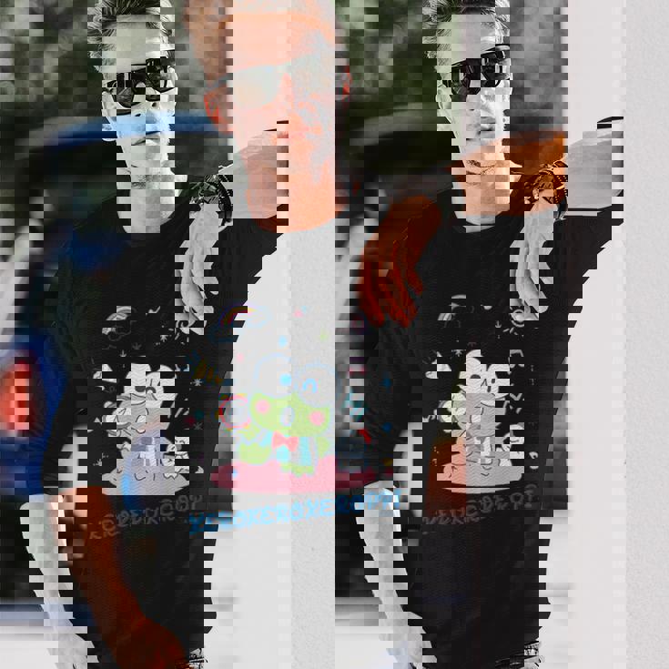 キッズ けろけろけろっぴ タンバリン 長袖Tシャツ 彼への贈り物