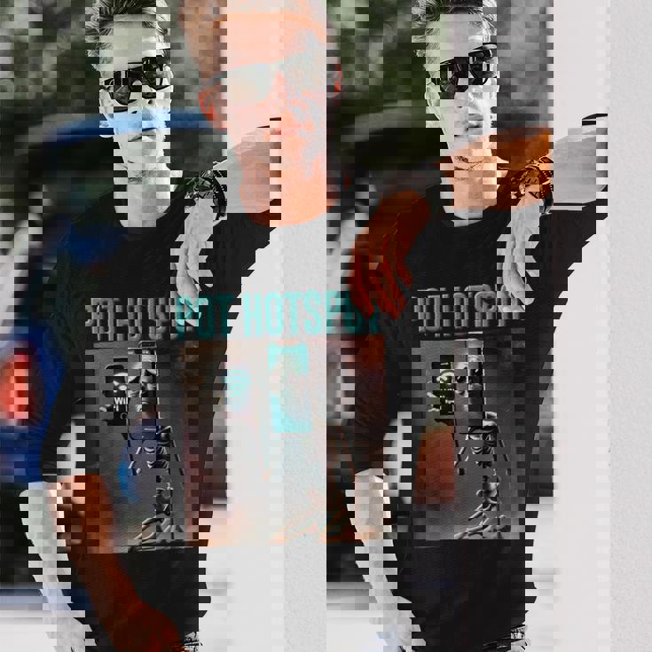 キッズ トレンド ミーム ブレイン ロート イタリアン ポット ホットスポット スケルトン 長袖Tシャツ 彼への贈り物