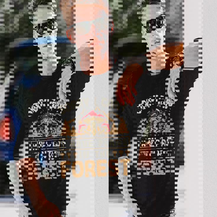 キノコ採集 面白いキノコ採り キノコ 長袖Tシャツ 彼への贈り物