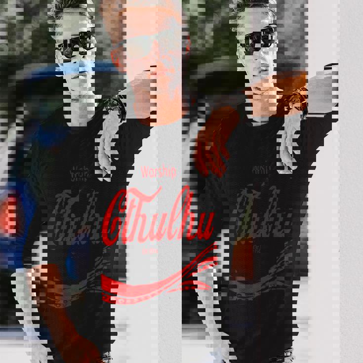 クトゥルフまたはその他 長袖Tシャツ 彼への贈り物