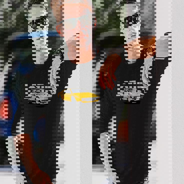 クラシック ブリティッシュ ロータス エスプリ スポーツカー 長袖tシャツ 長袖Tシャツ 彼への贈り物