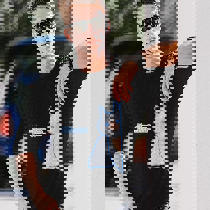 クリオネ『あそぶ？』【どうぶつ フレンズ】ポップ ゆるくて かわいい キャラ イラスト 長袖Tシャツ 彼への贈り物