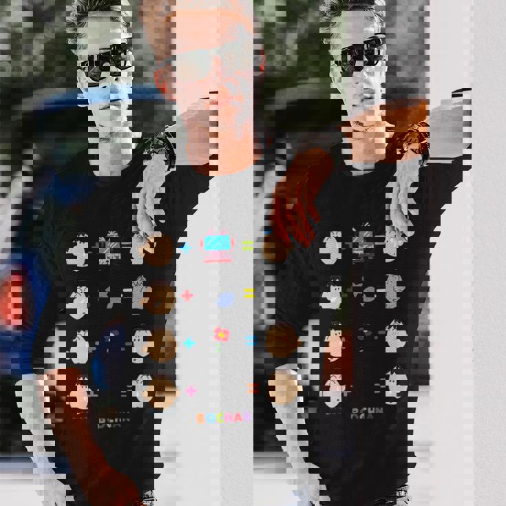 クレヨンしんちゃん 〇＋〇＝？ ボーちゃんver 長袖tシャツ 長袖Tシャツ 彼への贈り物