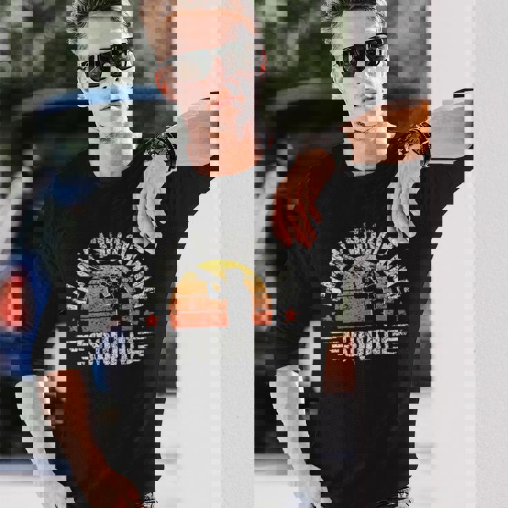 クレー射撃チーム トラップ ピジョン ショットガン からのプル クレー射撃 長袖Tシャツ 彼への贈り物