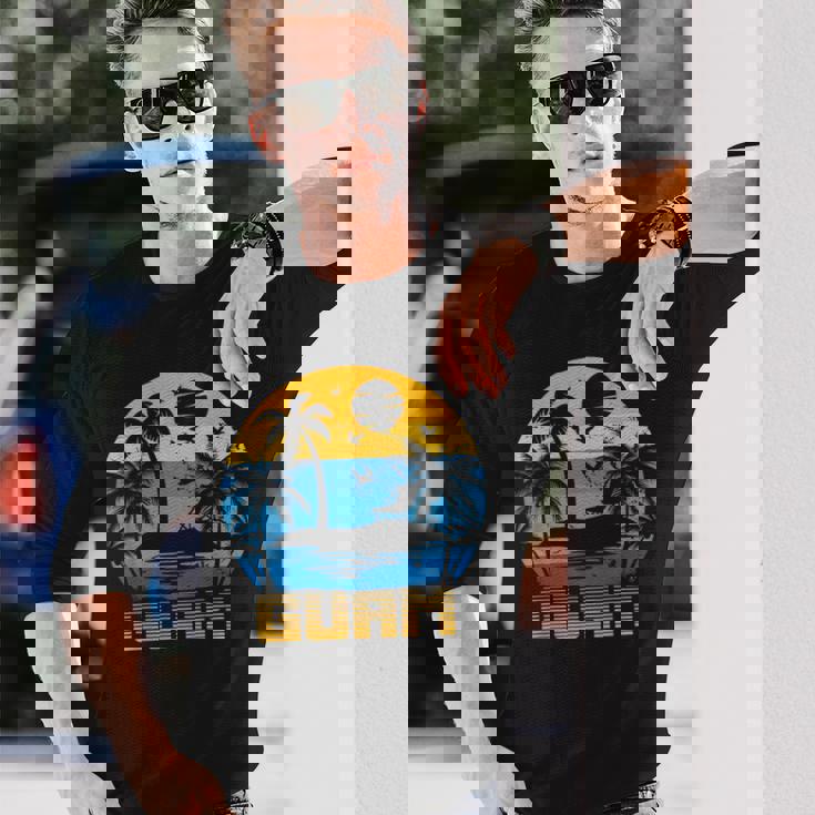 グアム グアム チャモロ島民 プライド グアム お土産 長袖Tシャツ 彼への贈り物