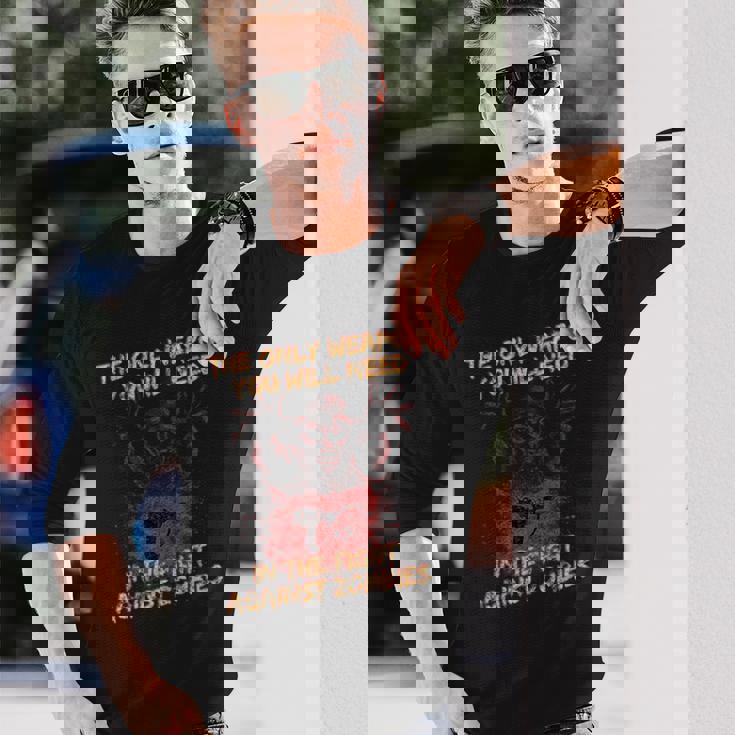 ゲーミング ゾンビ レイ ガン メンズ レディース キッズ ハロウィン 長袖Tシャツ 彼への贈り物