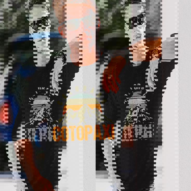 コロラド コトパクシ ヴィンテージ 山岳 ハイキング 野生動物 コロラド 長袖tシャツ 長袖Tシャツ 彼への贈り物