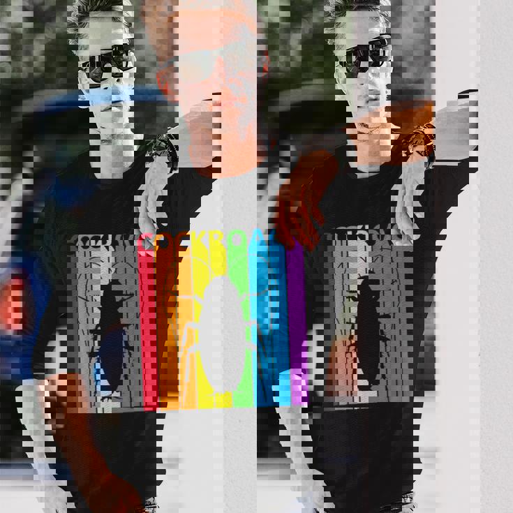 ゴキブリ目 レインボー ゴキブリ目 野生動物 長袖Tシャツ 彼への贈り物